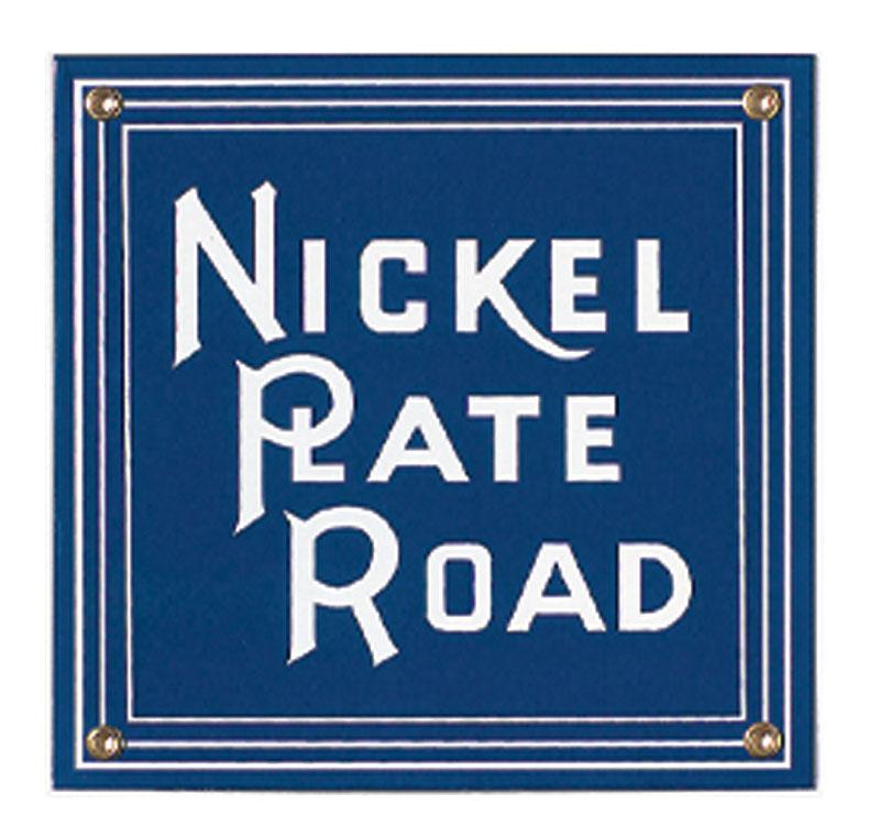 Nickel Plate Road Porcelain Sign