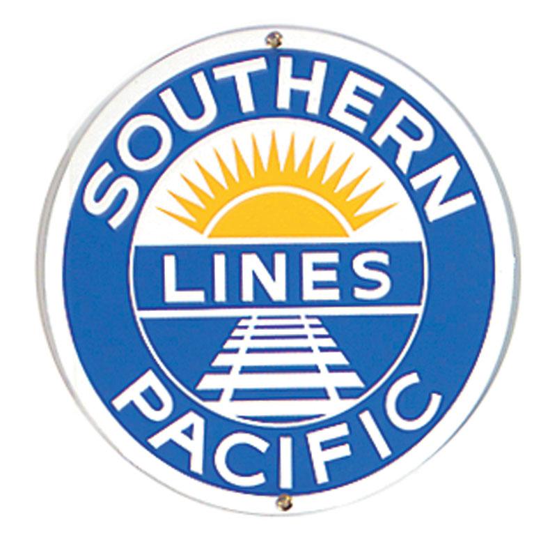 Southern Pacific Lines Porcelain Sign