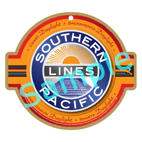 Southern Pacific Lines Logo Plaque