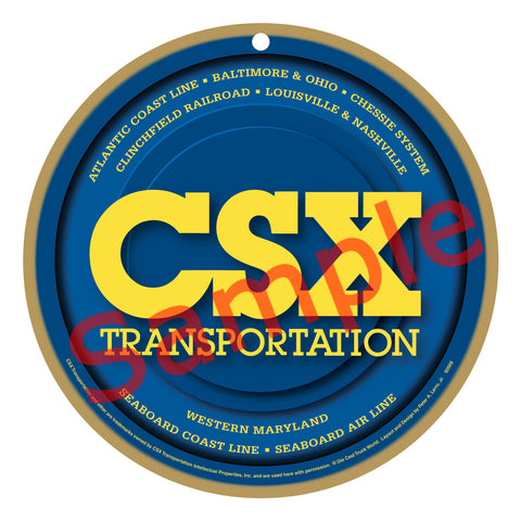 CSX Transportation Logo Plaque