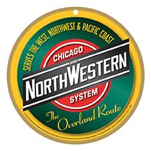 Chicago & Northwestern Railway Logo Plaque