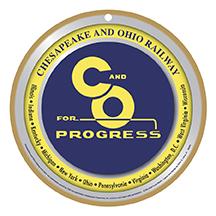 C & O for Progress Logo Plaque