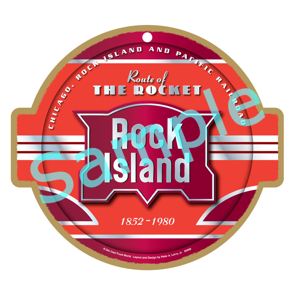 Rock Island Plaque Schrader's Railroad Catalog