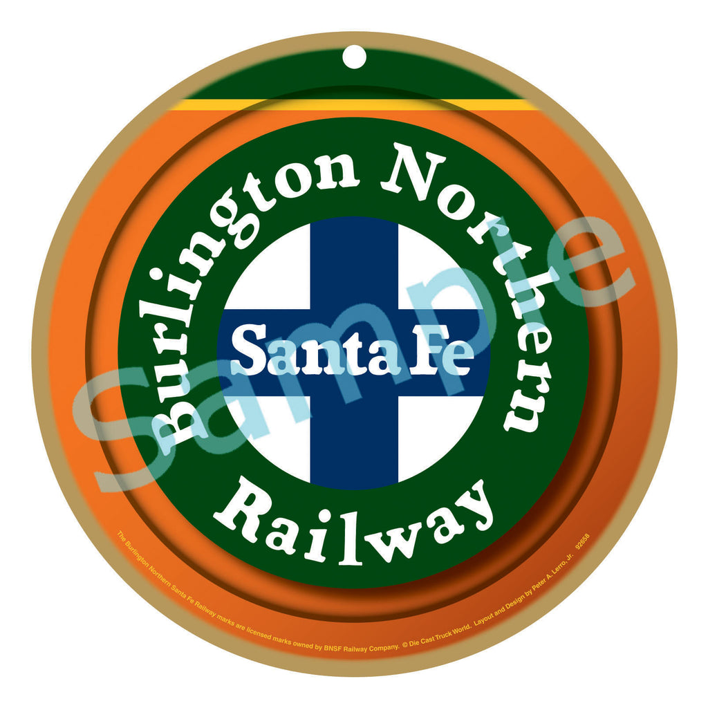 BNSF Plaque Schrader's Railroad Catalog