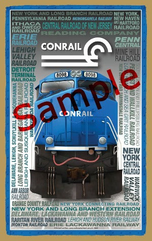 Conrail Wooden Heritage Sign