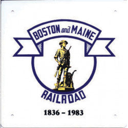 Boston & Maine Sign