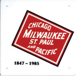 Chicago Milwaukee St Paul Sign