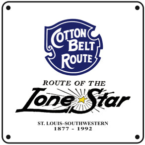 Cotton Belt Lone Star Tin Sign