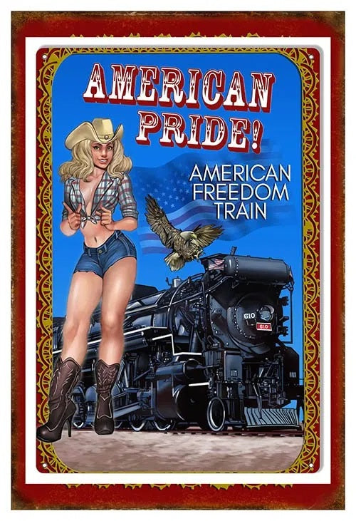 American Pride-American Freedom Train Sign