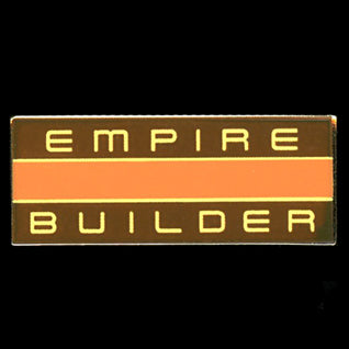 Empire Builder-Orange-Railroad Pin