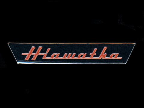 Hiawatha Plaque Railroad Pin