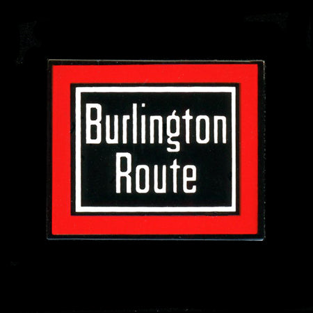 Burlington Route Railroad Pin - Schrader's Railroad Catalog