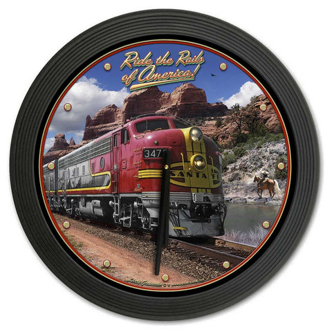 Ride the Rails Clock